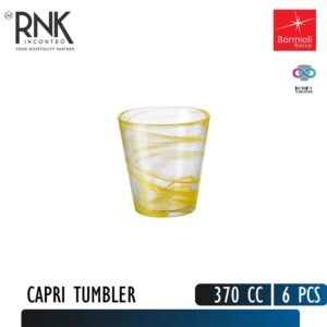 Bormioli Rocco "Capri" Tumbler Glass, 370 cc - Kuning