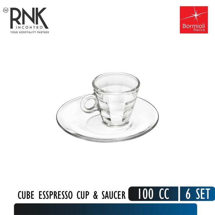 Bormioli Rocco "Cube" Cup & Saucer - Image 3