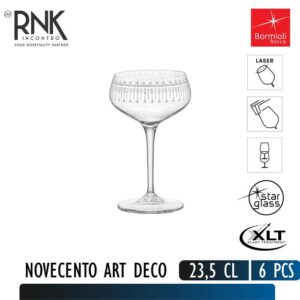 Bormioli Rocco "Novecento" Art deco Glass - Fizz