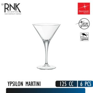 Bormioli Rocco Ypsilon Martini Glass, 125 cc