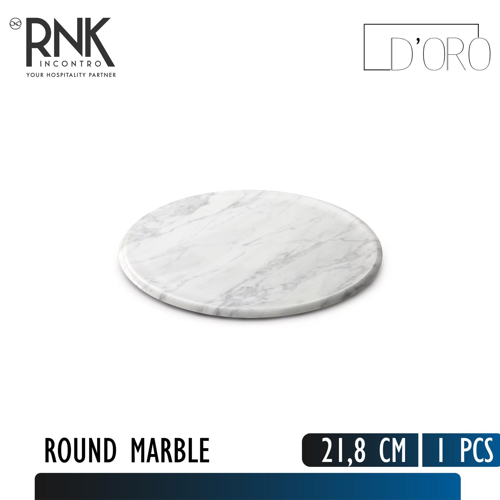 D'oro Lid Round Marble