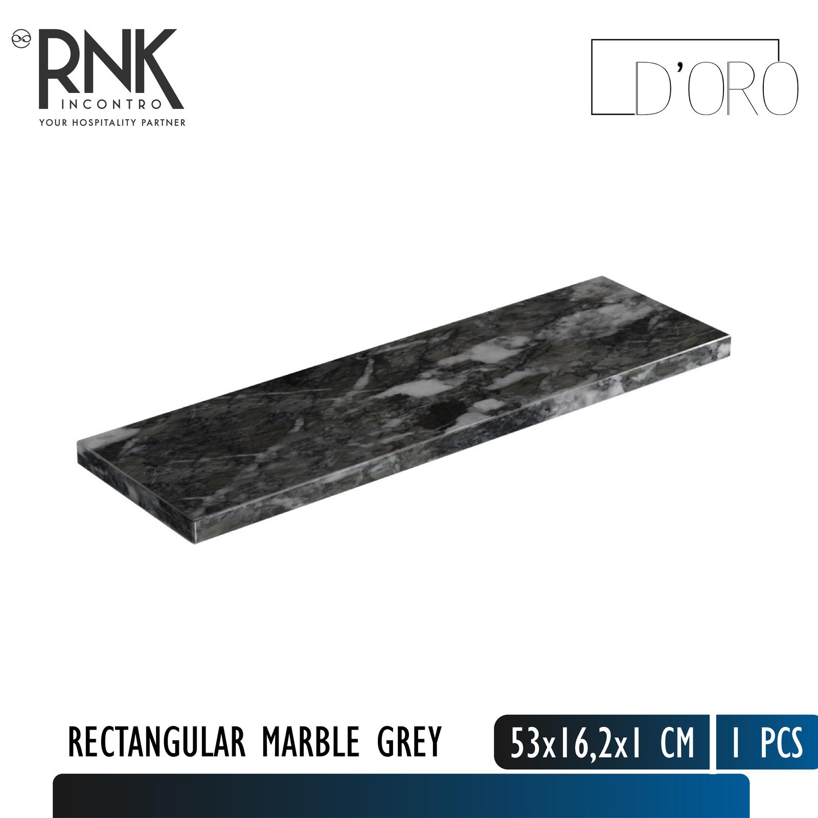 D'oro Rectangular Marble, Black - Image 3