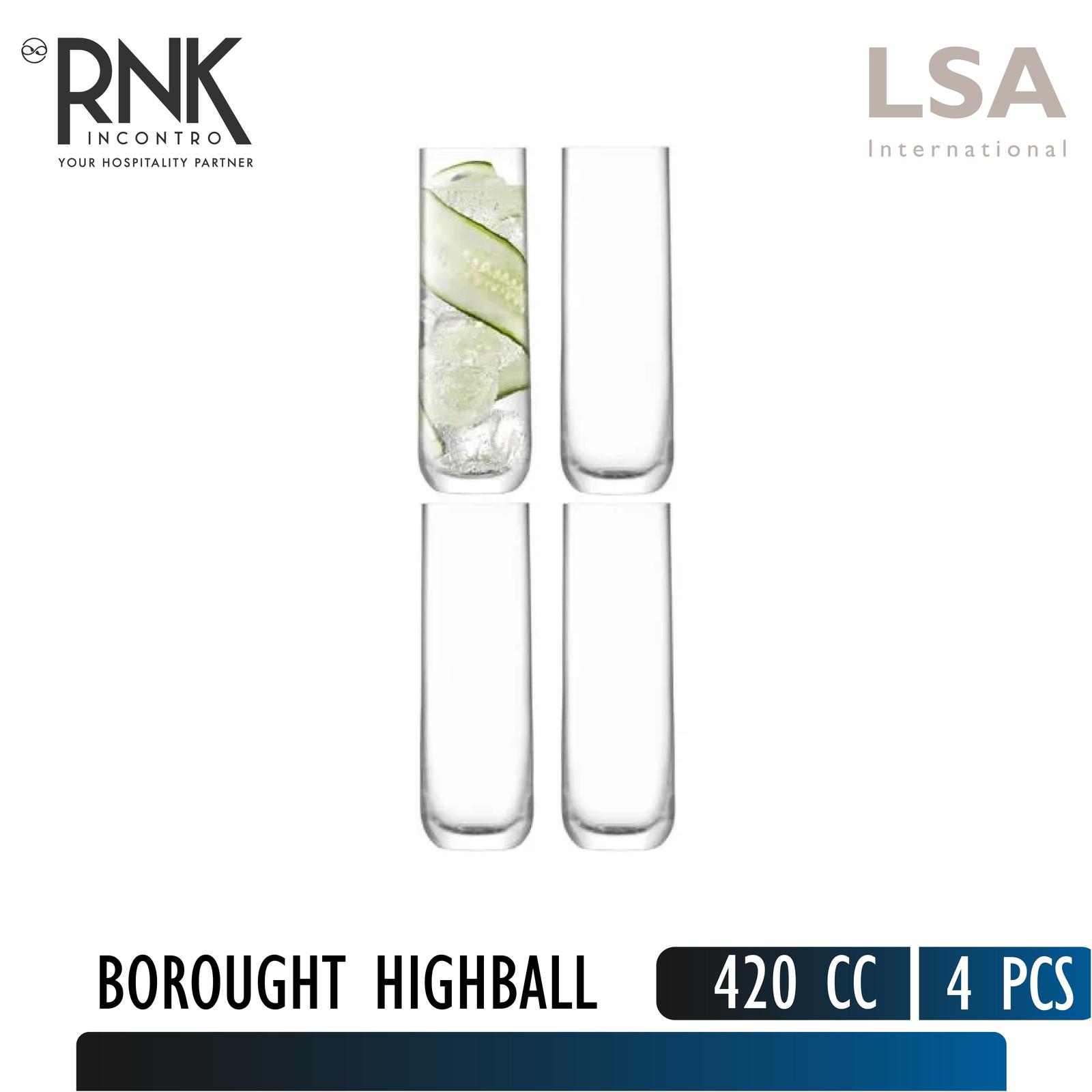 LSA Borought Highball Glass, 420 cc