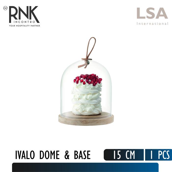 LSA "Ivalo" Water Dome & Ash Base Clear - 15 cm