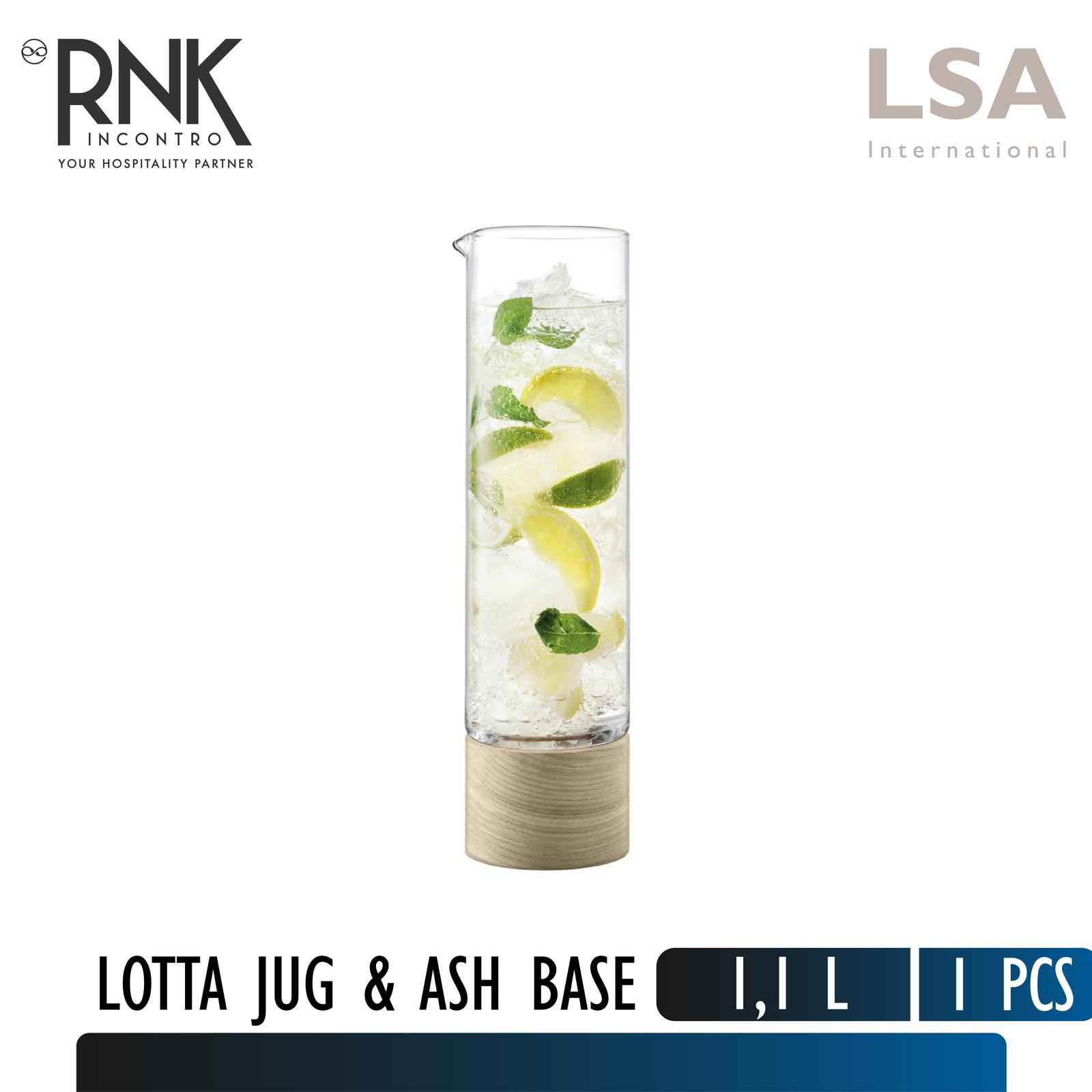 LSA "Lotta" Jug & Ash Base, 1,1 L
