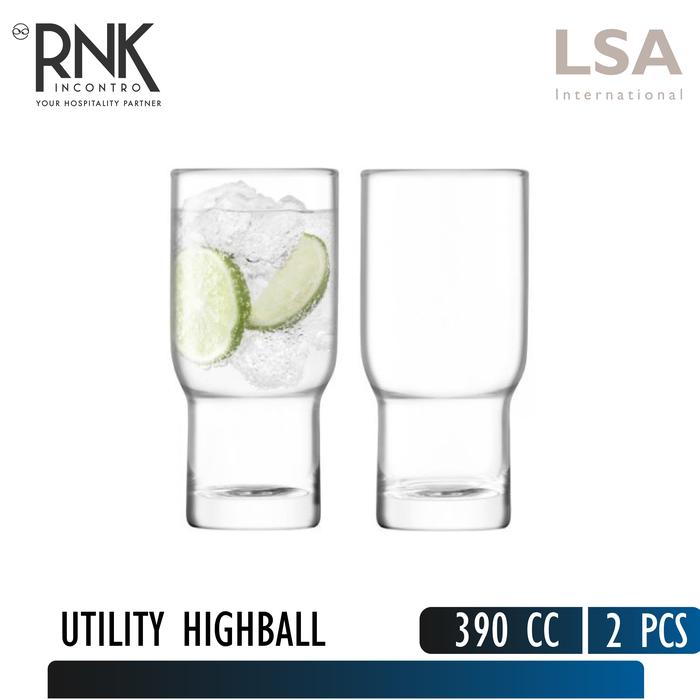 LSA "Utility" Highball Glass, 390 cc - Image 2