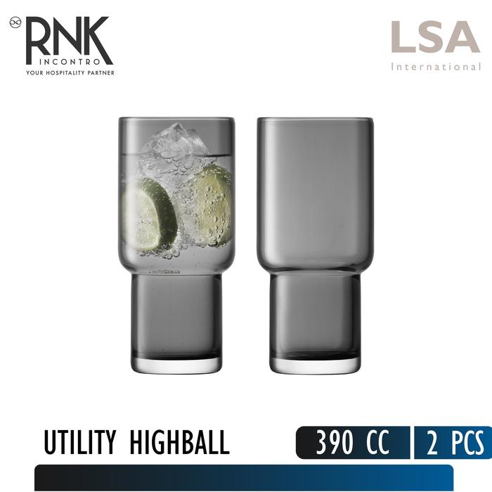 LSA "Utility" Highball Glass, 390 cc - Image 4