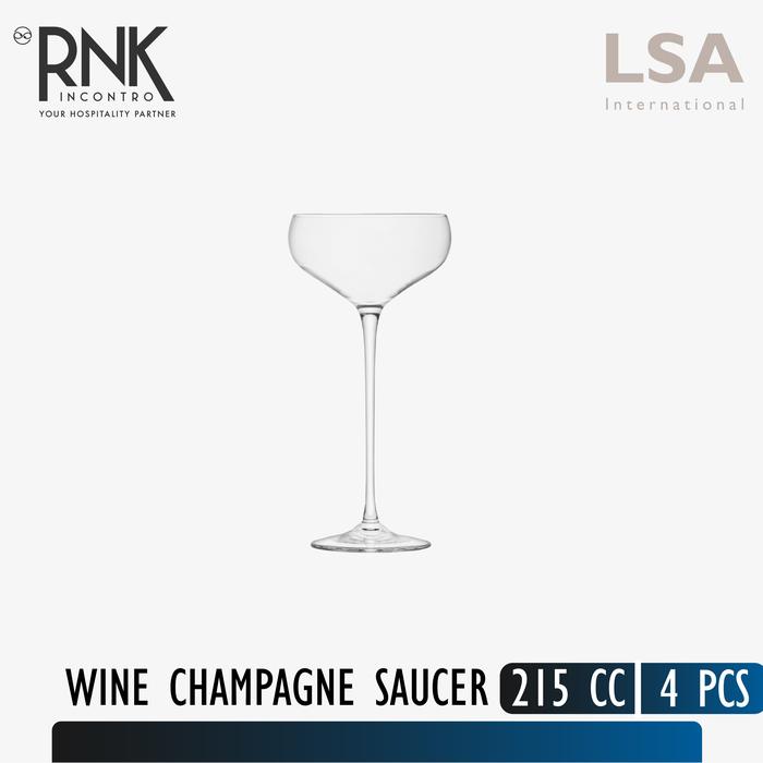 LSA "Wine" Champagne Saucer Glass