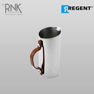 Regent Juice Dispenser Stainless Steel with Brown Leather Handle