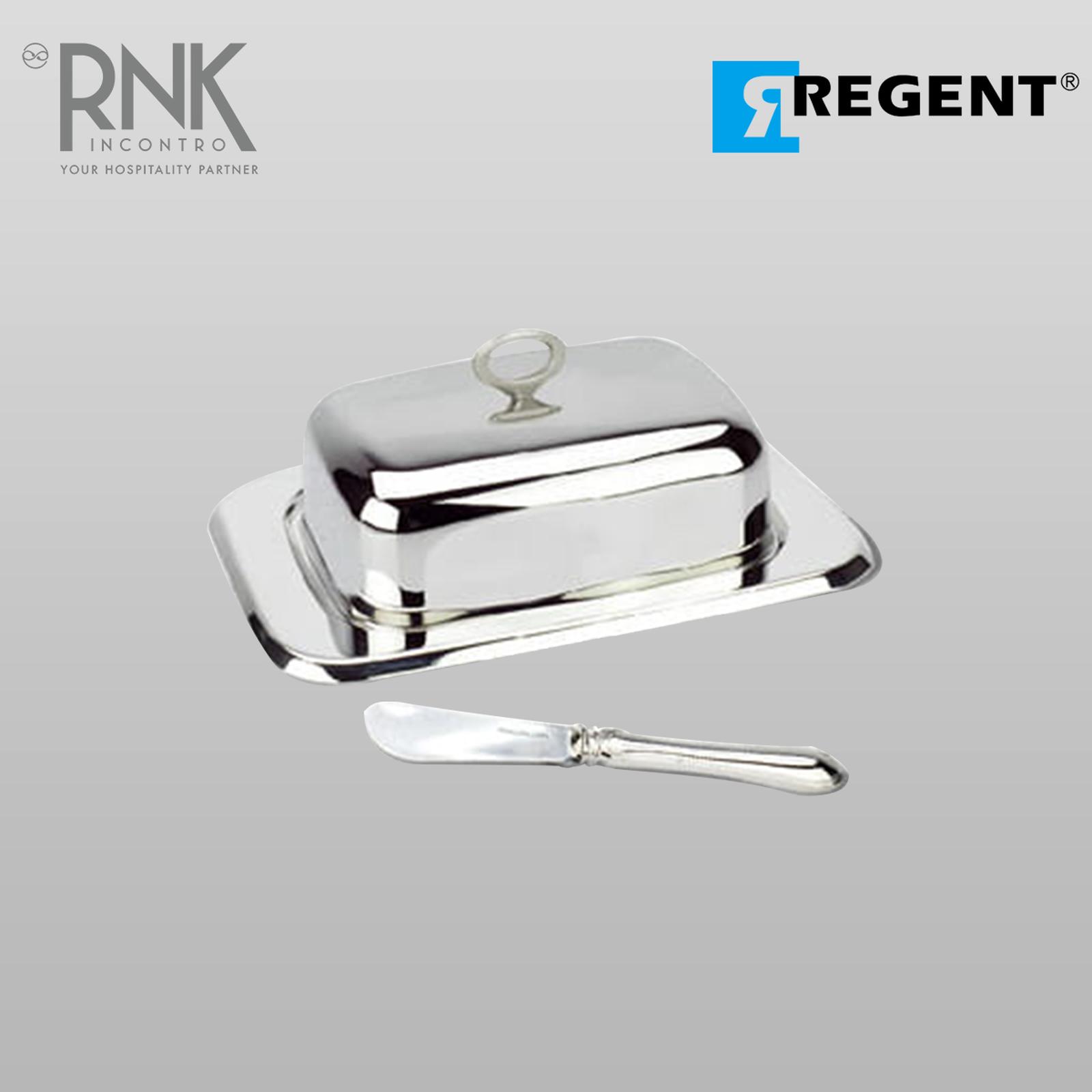 Regent Rectangular Butter Serving Set Stainless Steel Ovation