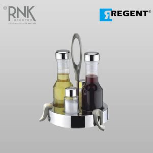 Regent Salt & Peper, Oil & Vinegar Set Stainless Steel Ovation